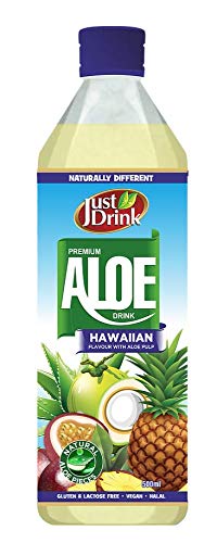 Just Drink Aloe Hawaiian 500ml (Pack of 12)