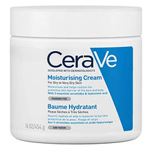 Load image into Gallery viewer, CeraVe Moisturising Cream for Dry to Very Dry Skin 454g with Hyaluronic Acid &amp; 3 Essential Ceramides
