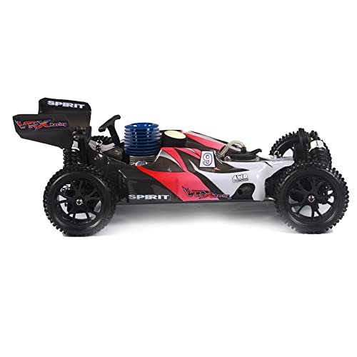 Weaston RC Off-road Buggy, 1/10 4WD 18CXP Nitro Off-road Car With Force.18 Methanol Engine, High Speed 70KM/H All-terrain Alloy Remote Control Truck Vehicle, 2.4G RC Car For Kids And Adults RTR