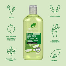 Load image into Gallery viewer, Dr Organic, Organic Aloe Vera Shampoo, Natural , Vegan , Cruelty Free , Paraben &amp; SLS Free , Eco Friendly Recyclable Packaging, For Women &amp; Men, Palm Oil Free, 265ml
