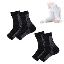 Load image into Gallery viewer, JZPCM AmRelieve SootheSocks, Ankle Arch Support Socks, Soothesocks for Neuropathy, Sock Soothers Pain Relief from Variety of Ailments Including Plantar L/XL (C, 2pairs)
