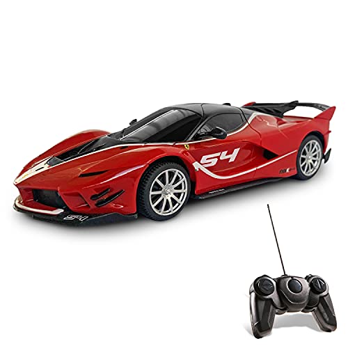 Mondo Motors - RC Ferrari RC RC Car - FXX K EVO 1/24 scale - Child Play Car - Red - 63605