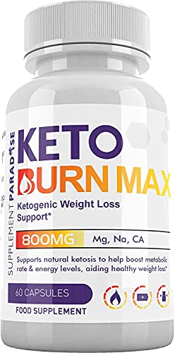 Keto Burn Max - Ketogenic Weight Loss Support for Men & Women - 1 Month Supply
