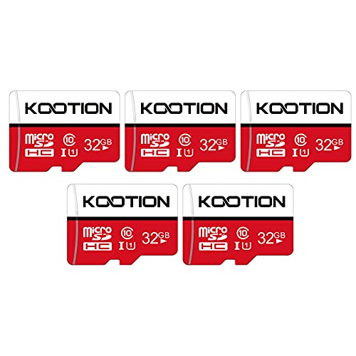 KOOTION Micro SD Card 32GB 5 Pack MicroSDHC UHS-I Memory Card Class 10 High Speed Micro SD Card, C10, U1