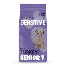 Load image into Gallery viewer, Burgess Sensitive Dry Senior Dog Food 7+ Rich in Turkey, 2kg
