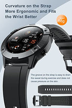 Load image into Gallery viewer, Smart Watch for Men, Full Touch Fitness Tracker with Heart Rate Monitor, Sleep Monitor, Blood Oxygen Testing, 5 ATM Waterproof Smartwatch for Android iOS
