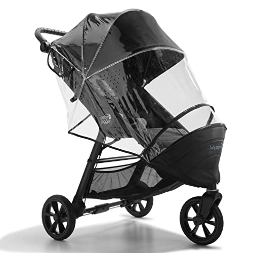 Baby Jogger Weather Single Pushchair Rain Cover | For City Elite 2, City Mini 2 (3-Wheel) & City Mini GT2 Single Strollers | Blocks Rain, Snow & Wind