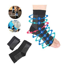 Load image into Gallery viewer, 4 Pairs Dr Sock Soothers Socks Vita Wear Copper Infused Magnetic Foot Support Compression Sock, Yoga Ankle Sports Socks Fitness Sprain Protection Tools (S/M)
