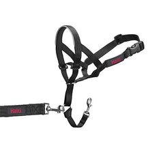 Load image into Gallery viewer, HALTI Headcollar Size 3 Black, UK Bestselling Dog Head Harness to Stop Pulling on the Lead, Easy to Use, Padded Nose Band, Adjustable &amp; Reflective, Professional Anti-Pull Training Aid for Medium Dogs

