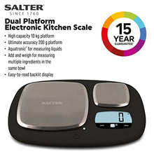 Load image into Gallery viewer, Salter Ultimate Accuracy Dual Platform Kitchen Scale 1084, Black, 31 x 21 x 5 cm
