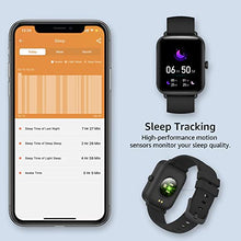 Load image into Gallery viewer, ASWEE Smart Watch for Women Men Kids, 1.69'' Full Touch Screen Fitness Tracker with Health Tracking and Heart Rate Sleep Monitor, IP68 Waterproof Outdoor Sports Watch with Pedometer for Android iOS
