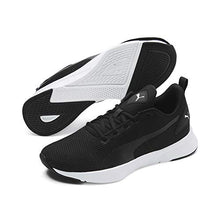 Load image into Gallery viewer, PUMA Unisex Flyer Runner Running Shoes, Puma Black Puma Black Puma White, 12 UK
