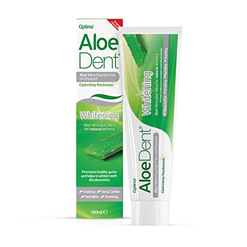 Aloedent- Whitening Aloe Vera Fluoride Free Toothpaste - 100ml