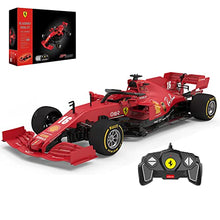 Load image into Gallery viewer, RC Vehicle Toy Remote Controlled Car Plug-In Kit to Build, 1/16 4WD F1 Ferrari SF1000 Supercar Assembly Building Kit with Remote Controller 2.4 GHz, Build Your Own DIY Sports Car for Children and Boys
