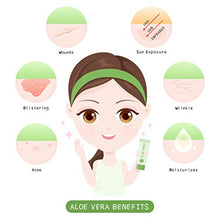 Load image into Gallery viewer, Aloe Vera Gel by Anica | Natural &amp; Pure Skin &amp; Hair Moisturiser | Great For Sun Burns, Dandruff, Eczema, Razor Bumps, Cuts, Rashes, Wrinkles, Scars, Acne, Nails | Organic, Cold Pressed &amp; Cruelty Free

