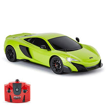 Load image into Gallery viewer, CMJ RC Cars™ McLaren 675LT Officially Licensed Remote Control Car 1:18 Scale Working Lights 2.4Ghz Green
