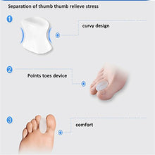 Load image into Gallery viewer, Pedimend Silicone Gel Toe Separator (1PAIR) - Toe Spacer for Bunion - Bunion Straightener - Toe Separator for Overlapping Toes - Big Toe Alignment - Hallax Valgus Corrector - Unisex - Foot Care
