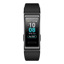 Load image into Gallery viewer, HUAWEI Band 3 Pro - Smart Band Fitness ActivitiesTracker with 0.95" AMOLED Touchscreen, 24/7 Continuous Heart Rate Monitor, up to 12 Days Usage, Scientific Sleep Monitor, GPS, 5ATM Waterproof, Black
