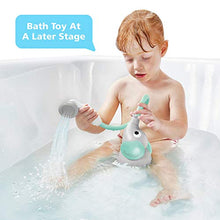 Load image into Gallery viewer, Yookidoo Elephant Baby Bath Shower Head - Gentle Water Pump and Trunk Spout Rinser - Bathtub Toy for Newborn Babies in Tub Or Sink (Turquoise)
