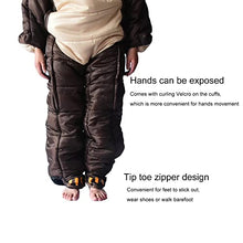 Load image into Gallery viewer, YLWJ Sleeping Bag for Camping Adult with Arm Legs, Ultralight Sleeping Bag All Season Wearable Sleeping Bag Adult for Backpacking Outdoor Indoor Hiking Traveling Use
