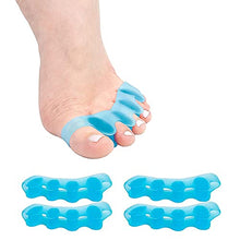 Load image into Gallery viewer, Gel Toe Separators,Toe Stretchers Toe Spacers, Bunion Correctors, Hammer Toe Corrector, Used for Manicure, Relaxing Toes, Toe Spacer for Running/Yoga/Pedicure for Women and Men. 2 Pair
