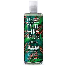 Load image into Gallery viewer, Faith In Nature Natural Aloe Vera Shampoo, Rejuvenating, Vegan and Cruelty Free, No SLS or Parabens, For Normal to Dry Hair, 400 ml
