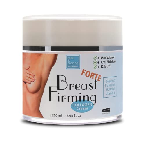 FORTE Breast Firming Cream with Collagen & Fenugreek to Firm, Lift, Increase and Volumize the Breast - Cream for Bust, Neck & Neckline - 200 ml · 7.03 fl oz