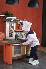 Load image into Gallery viewer, Smoby – Chef Corner Restaurant with Lights and Sounds, Pretend Play Toy Food Restaurant with 63 Accessories For Children 3+
