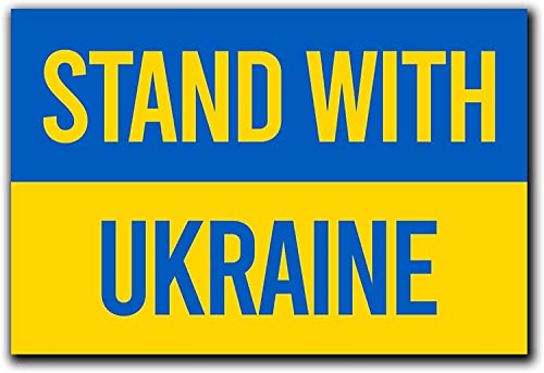 Stand with Ukraine Bumper Sticker 4
