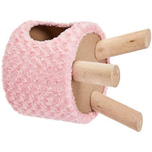 Load image into Gallery viewer, Amazon Basics Cat Condo Ottoman, Pink
