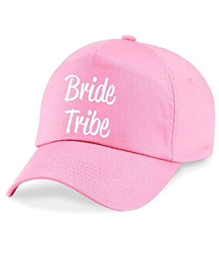 60 Second Makeover Limited Ladies Bride Tribe Baseball Cap Hen Party Night Batchelorette Party Baby Pink