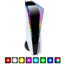 Load image into Gallery viewer, eXtremeRate RGB LED Light Strip for ps5 Console, 7 Colors 29 Effects DIY Decoration Accessories Flexible Tape Lights Strips Kit for ps5 Console with IR Remote
