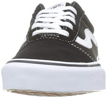 Load image into Gallery viewer, Vans Women&#39;s Wm Ward Sneaker, Black Suede Canvas Black White Iju, 6 UK
