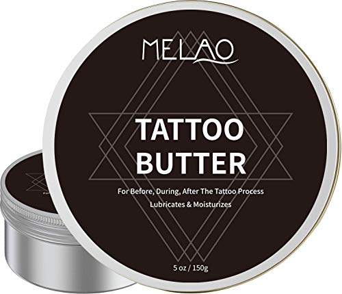 Tattoo Aftercare/Tattoo Cream/Tattoo Balm/Tattoo Salve Tattoo Butter for After,Brightener & Moisturizing Ointment,Enhances Tattoo Colors, Promotes Healing, Protects,Safe, Natural - 5 oz