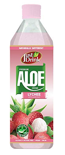Just Drink Aloe Lychee 500ml (Pack of 12)