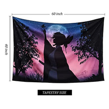 Load image into Gallery viewer, Demon Butterfly Tapestry JPN Art Decor for Bedroom Cartoon Poster Background Tapestry Anime Tapestry Funny tapestry for Living Room College Dormitory Room Home Decoration (60 x 40 in)

