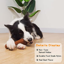 Load image into Gallery viewer, Dog Toys, Indestructible Dog Chew Toys for Aggressive Chewers Medium Large Breed dogs, Beef Flavour, Tough and Durable Dog Bone Toys
