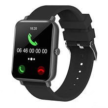 Load image into Gallery viewer, Smart Watch for Women men, Fitness Tracker with Bluetooth Answer and Make Calls, 1.69'' HD Full Touch Screen Fitness Watch, Heart Rate Blood Pressure Sleep Tracker (Black)
