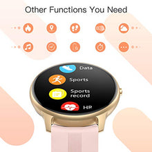 Load image into Gallery viewer, AGPTEK Smart Watch for Women, 1.3&#39;&#39; Full Touch Fitness LW11 Watch with Female Health Tracking, Heart Rate Monitor, IP68 Waterproof Outdoor Sports Smartwatch for Android iOS Phones
