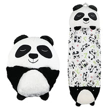 Load image into Gallery viewer, Kids Sleeping Bag with Pillow,Soft and Warm Sleeping Bags for Girls And Boys,Foldable Cartoon Animal Sleeping Bags, A Surprise Gift for Children 3-14 Years (White Panda, 63x23.6inch(M))
