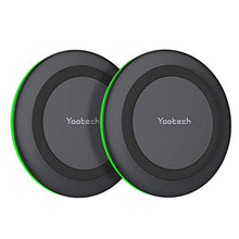 Load image into Gallery viewer, yootech [2 Pack] Wireless Charger,10W Max Wireless Phone Charging Pad Compatible with iPhone 13 Pro Max/13 Pro/13/13 Mini/SE 2022/12/11,Samsung Galaxy S22/S21/Note20 Ultra,AirPods Pro(No AC Adapter)
