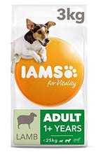 Load image into Gallery viewer, IAMS for Vitality Small/Medium Breed Adult Dry Dog Food with Lamb, 3 kg
