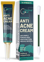 Load image into Gallery viewer, POWERFUL Anti Acne Removal Cream by DermaHour. Formula for Pimples, Spot, Skin Tag, and Ingrown Hair. Balance Water And Oil. Skincare Moisturiser. Ginkgo Biloba Extract. (40ml)

