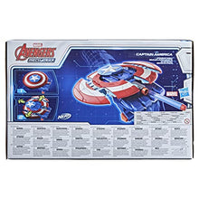 Load image into Gallery viewer, Avengers Hasbro Marvel Mech Strike Captain America Strikeshot Shield Role Play Toy, With 3 NERF Darts, Age 5 And Up
