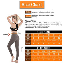 Load image into Gallery viewer, SINOPHANT High Waisted Leggings for Women, Buttery Soft Elastic Opaque Tummy Control Leggings, Plus Size Workout Gym Yoga Stretchy Pants (Black1,One Size) S-L
