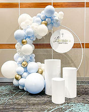 Load image into Gallery viewer, MUAEEOK White Balloons 84 pcs White Balloons Garland Arch Kit 5 inch +12 inch +18 inch Pastel White Balloons Happy Birthday Balloons Baby Shower Decorations Wedding Balloons (Pastel White)

