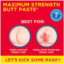 Load image into Gallery viewer, Boudreaux&#39;s Butt Paste Maximum Strength Diaper Rash Ointment, 2 Ounce Tube

