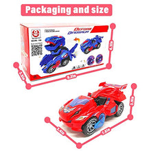 Load image into Gallery viewer, FGZU Dinosaur Toys Gifts for 4-8 Year Old Boys, Transforming Toys, Dinosaur LED Cars Toys Combined Into One for Boys Toddlers Girls Kids Gifts
