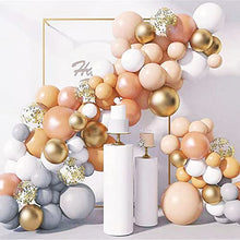 Load image into Gallery viewer, Blush Peach Balloon Garland Arch Kit , Toptap 129 Packs Balloon Garland Kit, Rosegold and Pink Birthday Hen Party Decoration for Girls Women Men Wedding Anniversary Bridal Engagement Baby Shower
