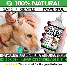 Load image into Gallery viewer, The Healthy Dog Co All Natural Dog Ear Cleaner 250ml Wax Bottles, Dog Ear Drops for Infection Antibiotics, Eliminates Smell, Itching &amp; Discomfort, For Dogs with Stinky Ear Wax, Dirt, Yeast
